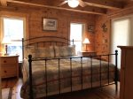 Wrought iron king size bed 
